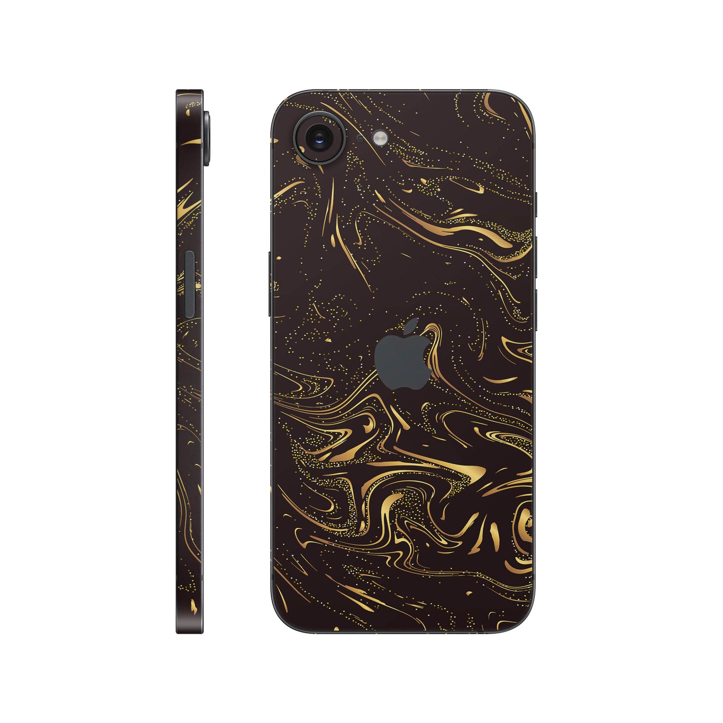 Folie de protectie iPhone 16e, eSkins Signature, Golden Noir