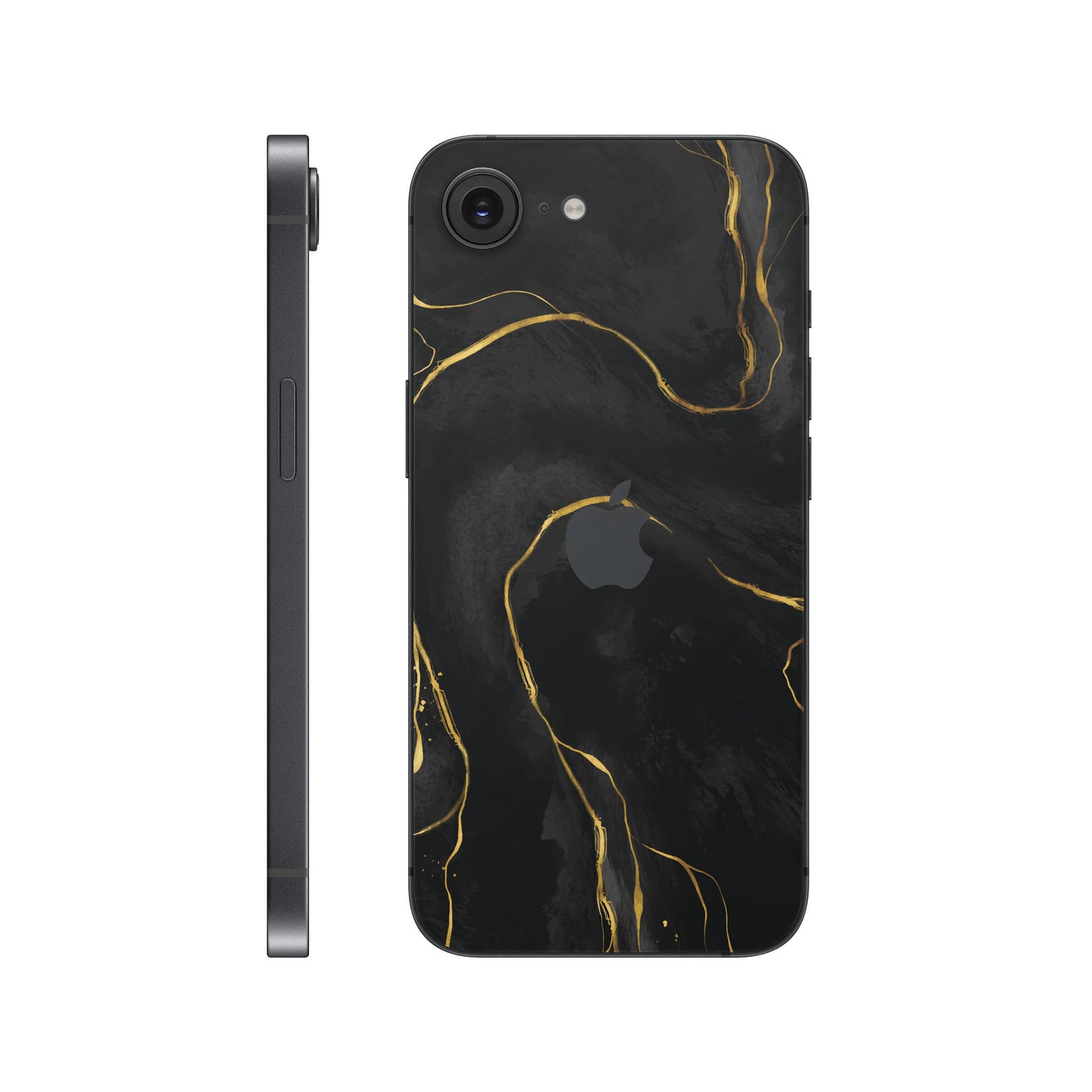 Folie de protectie iPhone 16e, eSkins Signature, Skin Golden Onyx