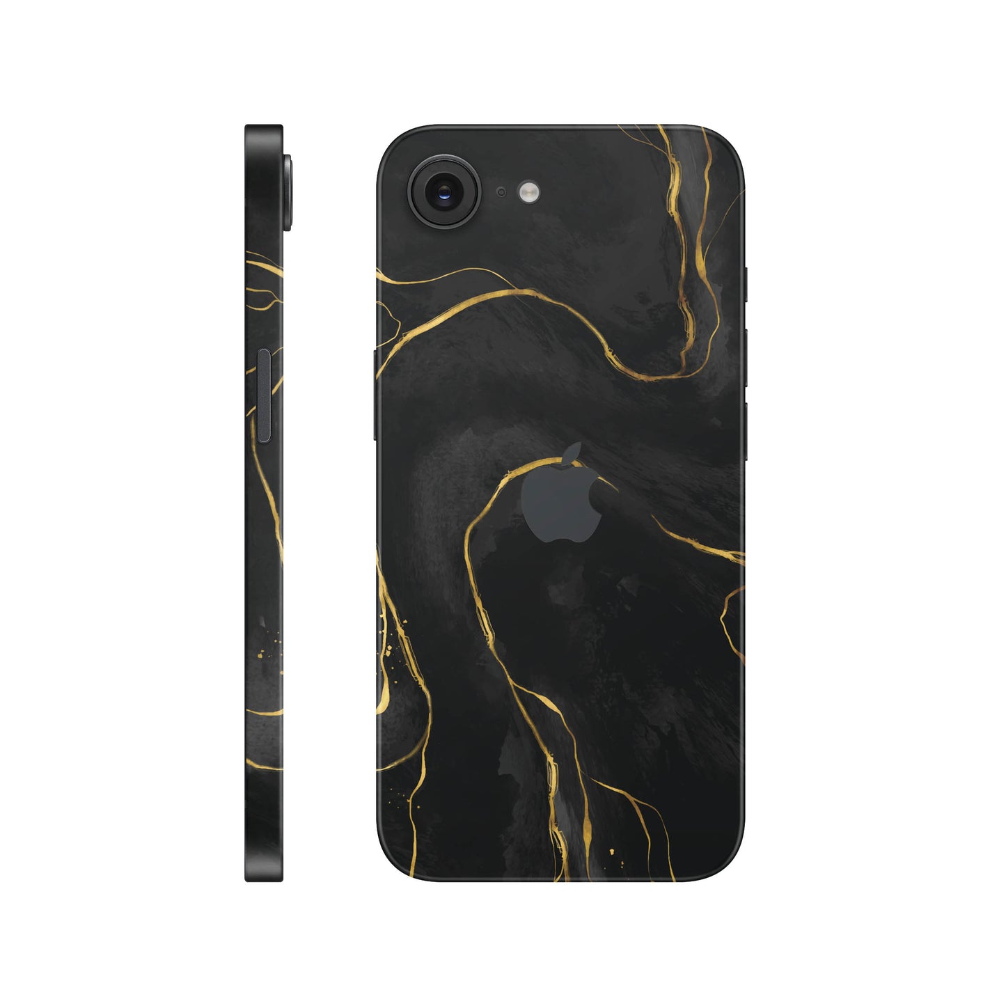 Folie de protectie iPhone 16e, eSkins Signature, Skin Golden Onyx