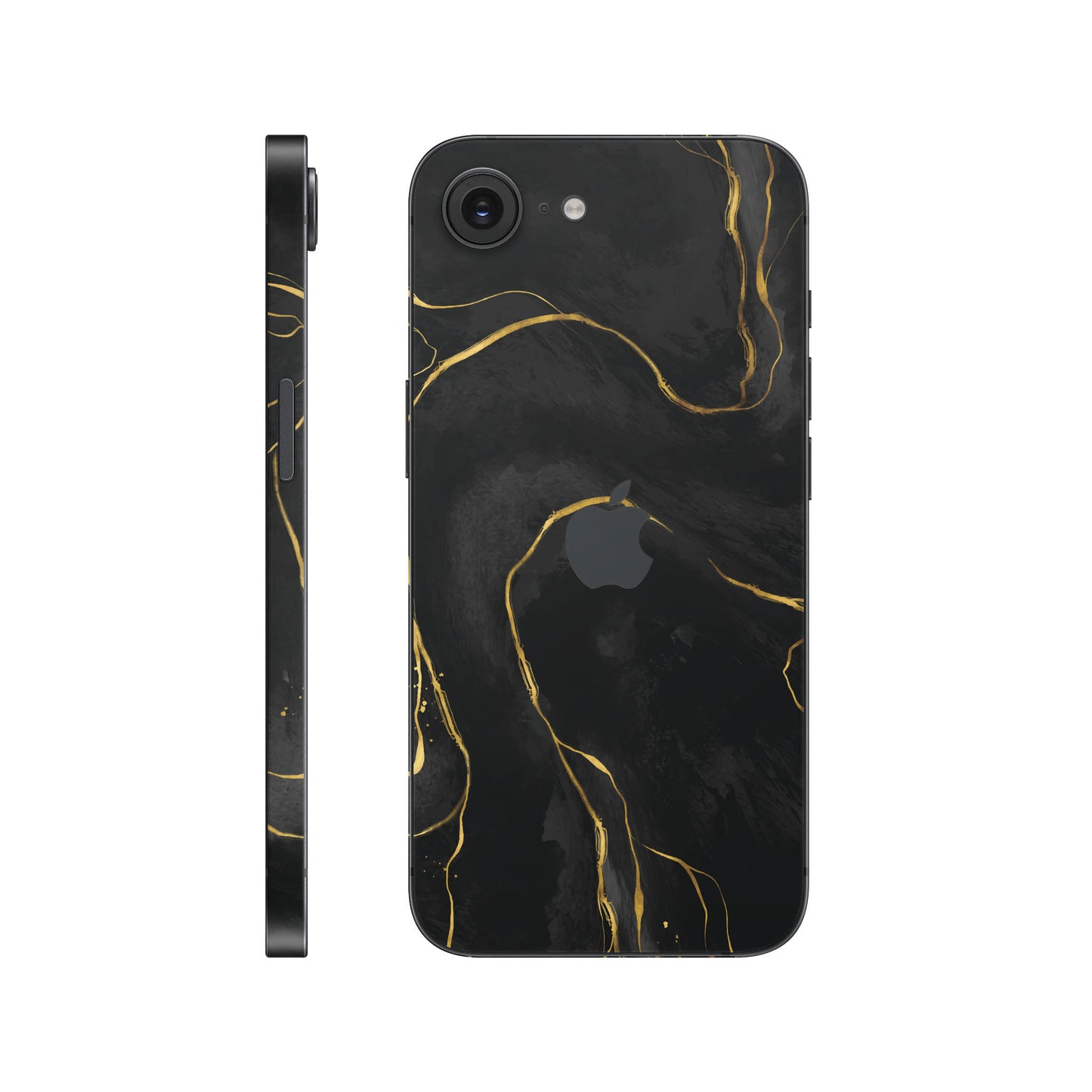 Folie de protectie iPhone 16e, eSkins Signature, Skin Golden Onyx