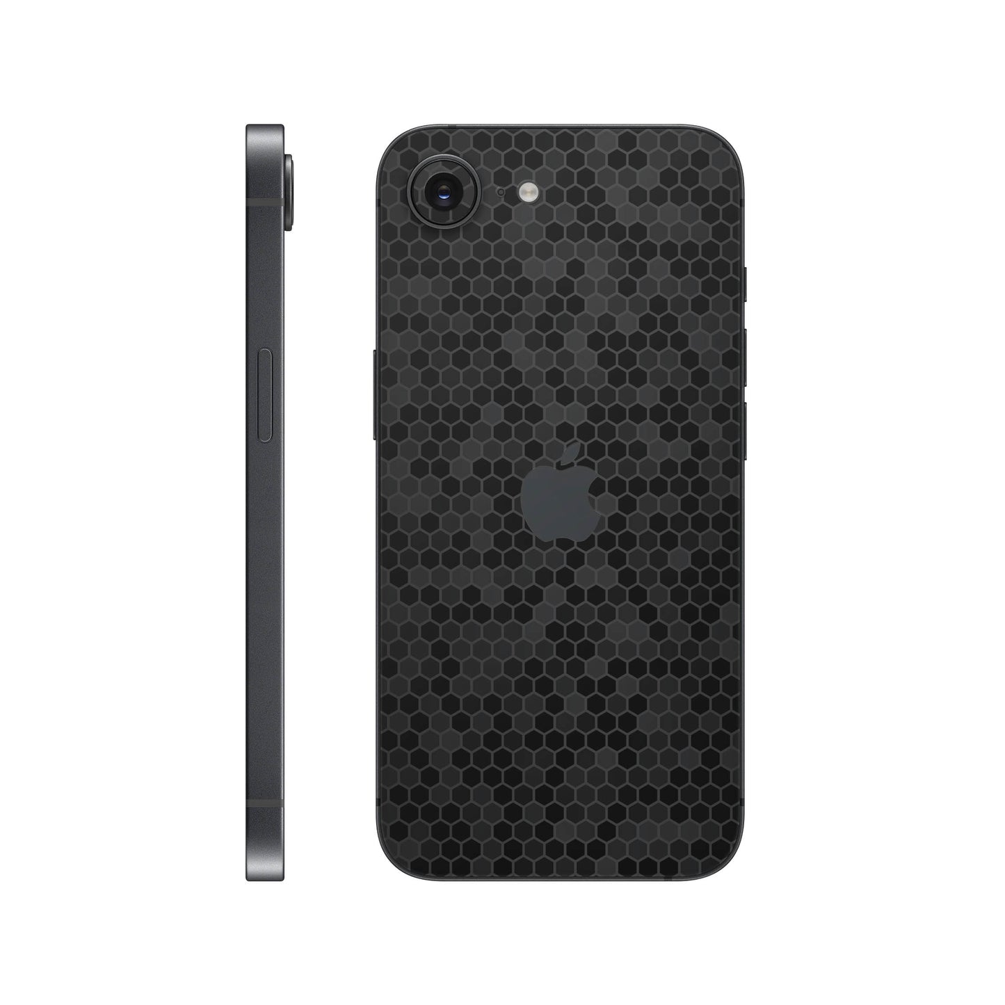 Folie de protectie iPhone 16e, eSkins Elegans, Skin Honeycomb Negru