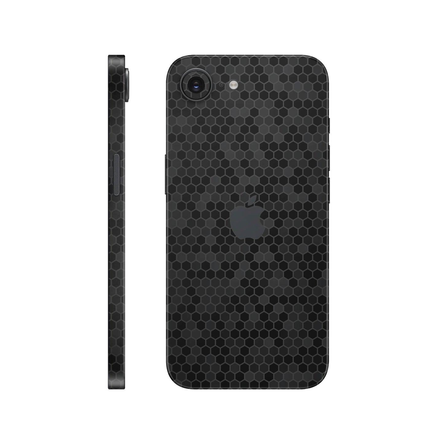 Folie de protectie iPhone 16e, eSkins Elegans, Skin Honeycomb Negru