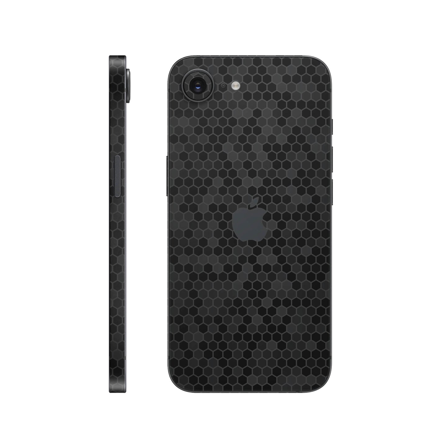 Folie de protectie iPhone 16e, eSkins Elegans, Skin Honeycomb Negru
