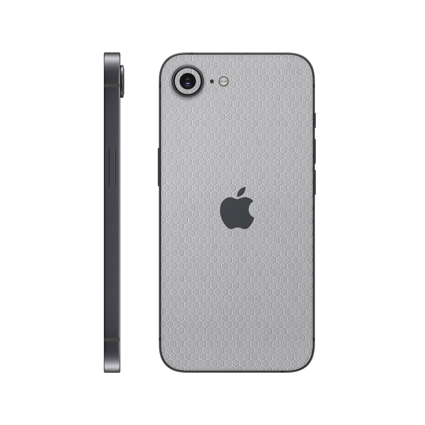 Folie de protectie iPhone 16e, eSkins Elegans, Skin Honeycomb Gri