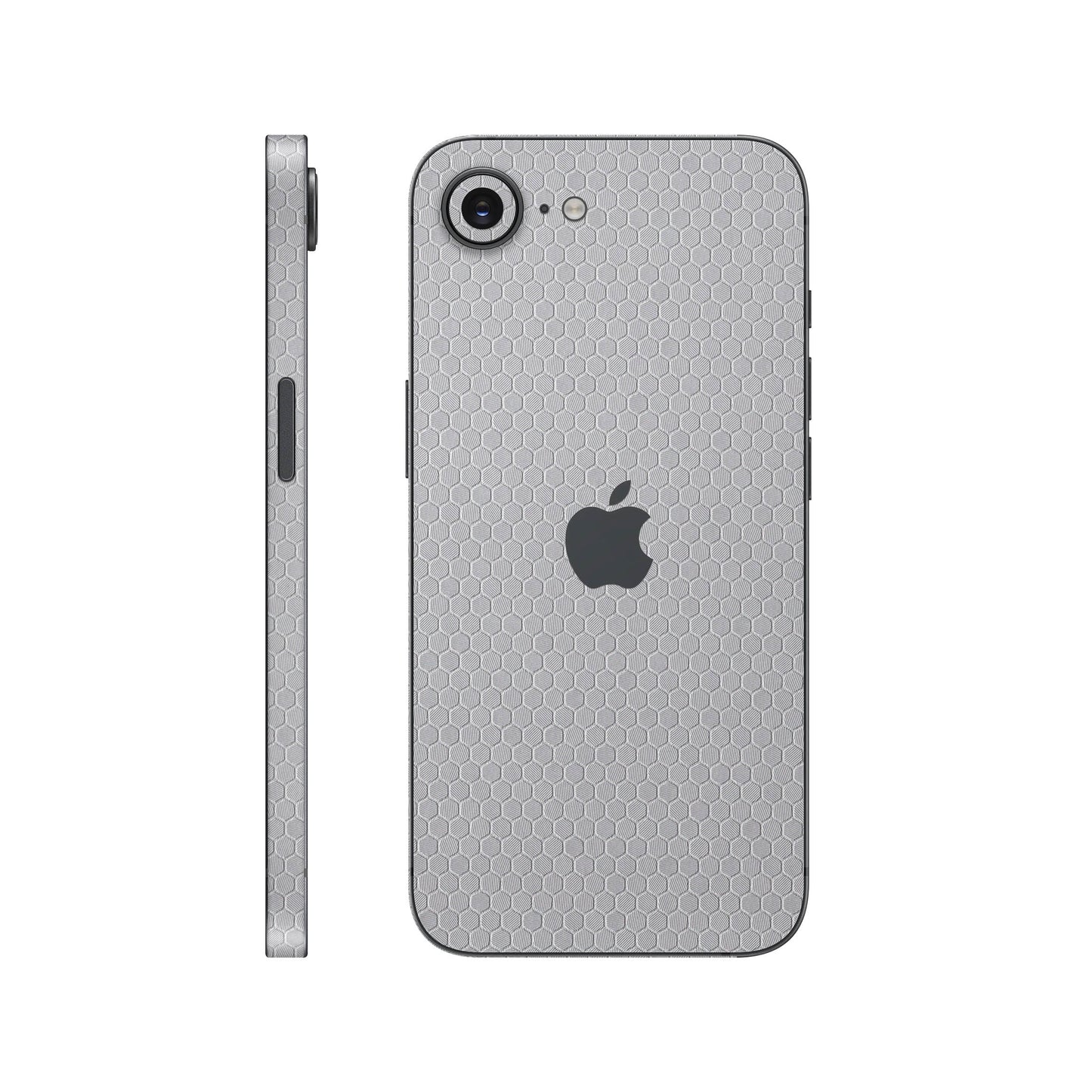 Folie de protectie iPhone 16e, eSkins Elegans, Skin Honeycomb Gri