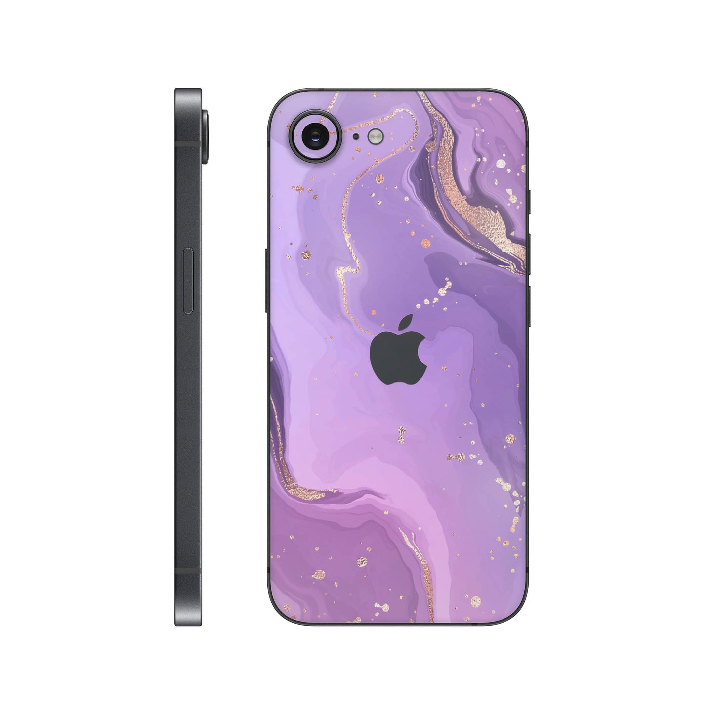 Folie de protectie iPhone 16e, eSkins Signature, Skin Lavender Swirl