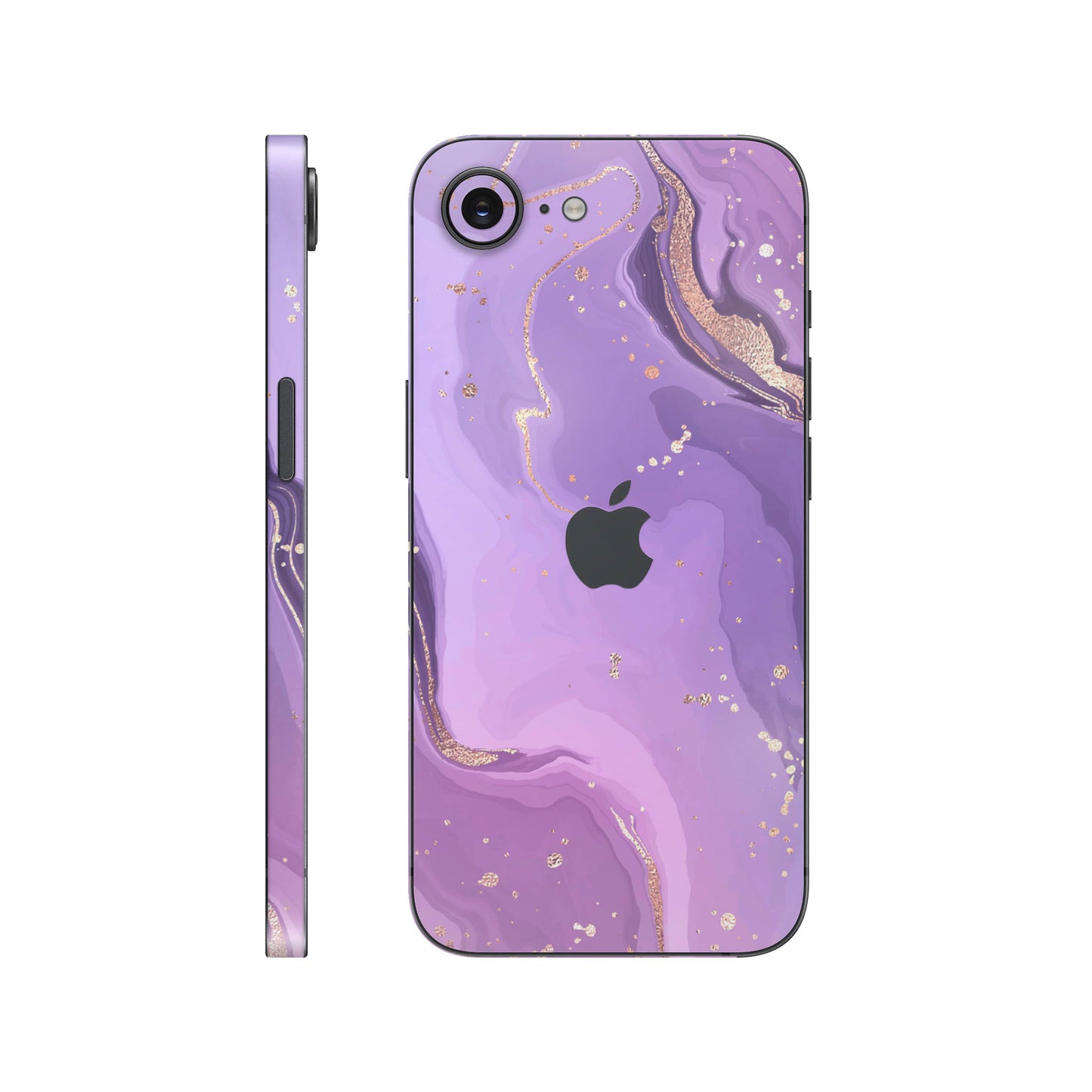 Folie de protectie iPhone 16e, eSkins Signature, Skin Lavender Swirl