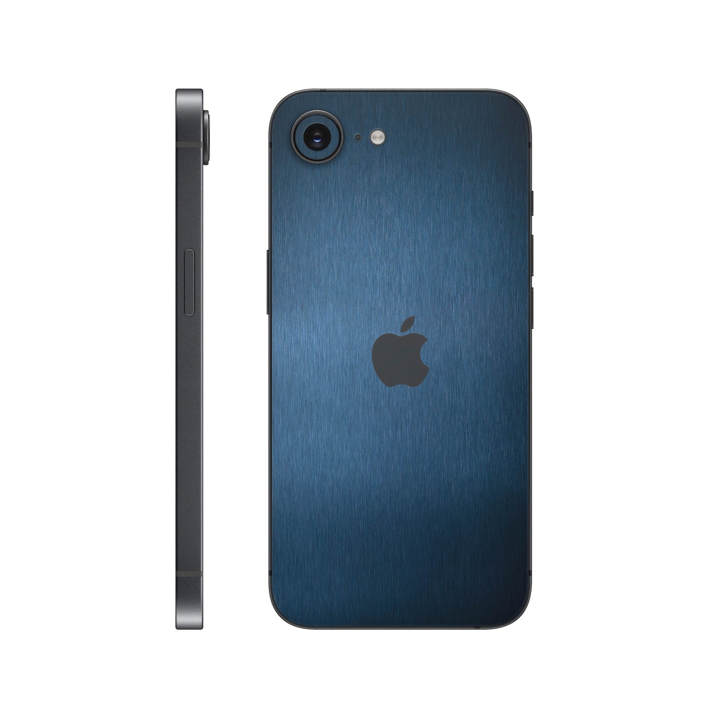 Folie de protectie iPhone 16e, eSkins Elegans, Skin Metalic Albastru