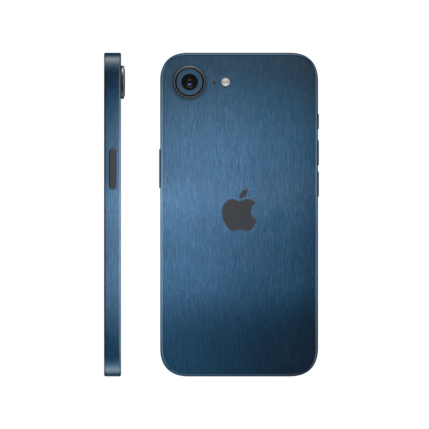 Folie de protectie iPhone 16e, eSkins Elegans, Skin Metalic Albastru