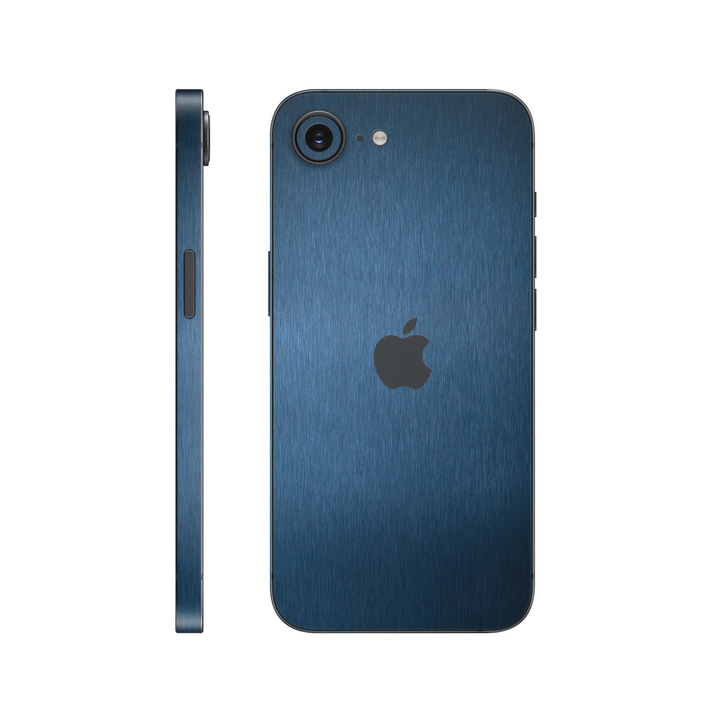 Folie de protectie iPhone 16e, eSkins Elegans, Skin Metalic Albastru