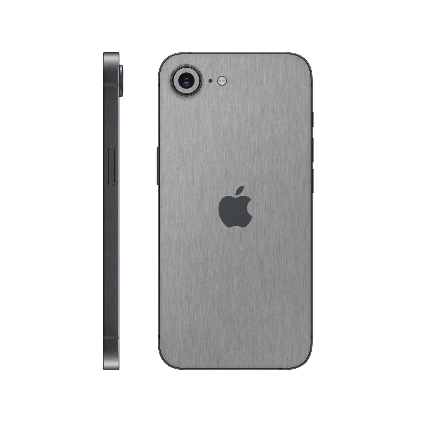 Folie de protectie iPhone 16e, eSkins Elegans, Skin Metalic Grafit