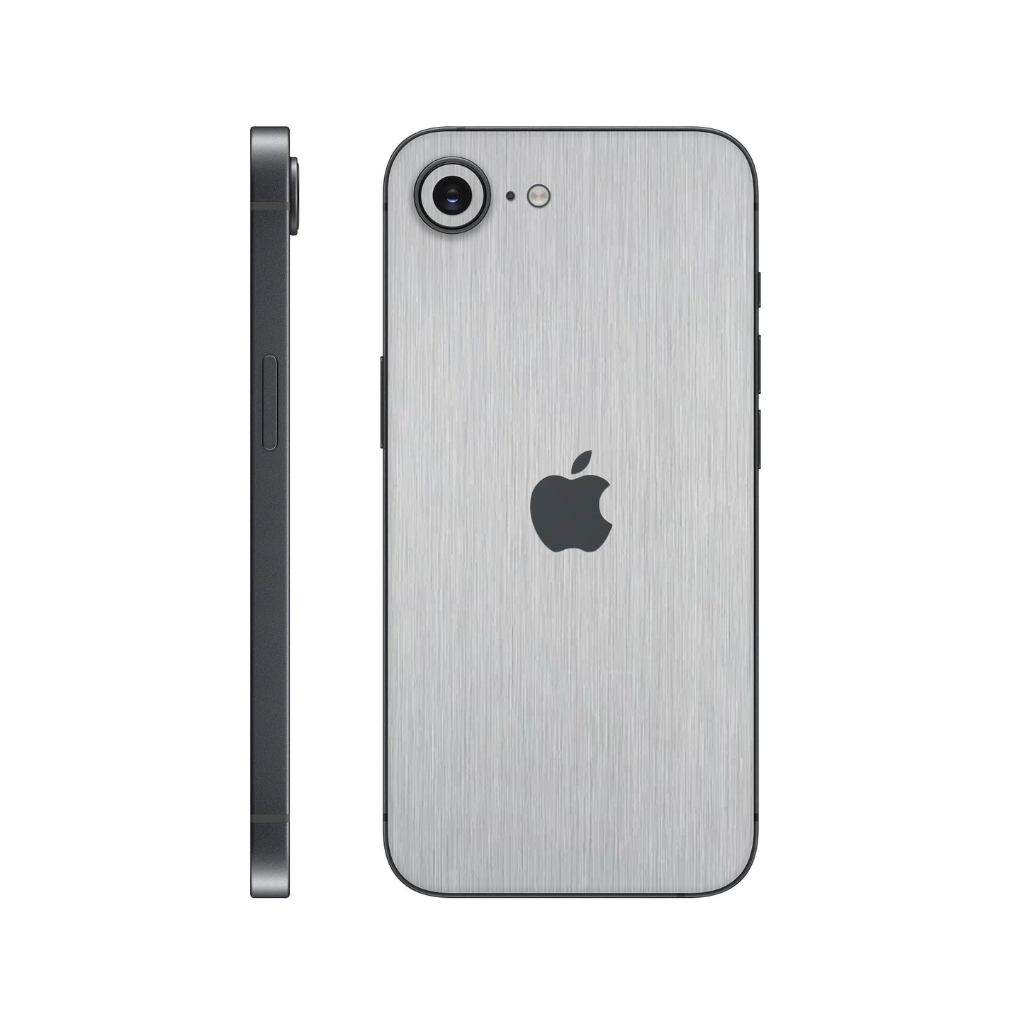 Folie de protectie iPhone 16e, eSkins Elegans, Skin Metalic Gri