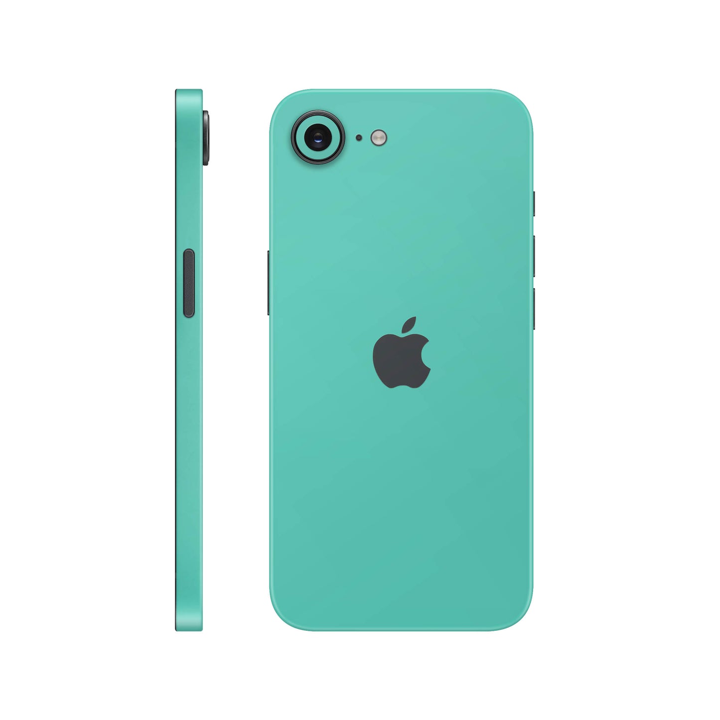 Folie de protectie iPhone 16e, eSkins Unique, Skin Mat Verde Menta