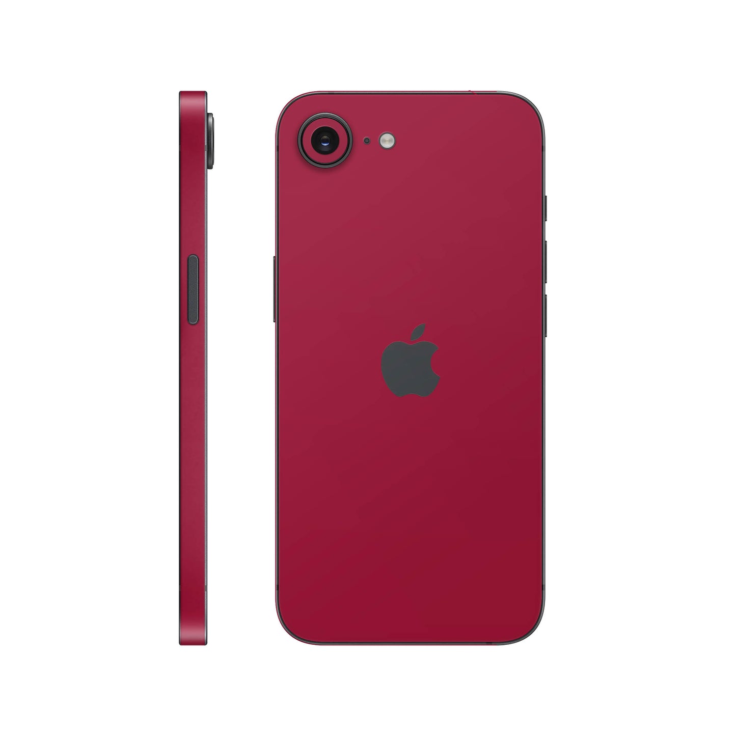 Folie de protectie iPhone 16e, eSkins Unique, Skin Mat Rosu
