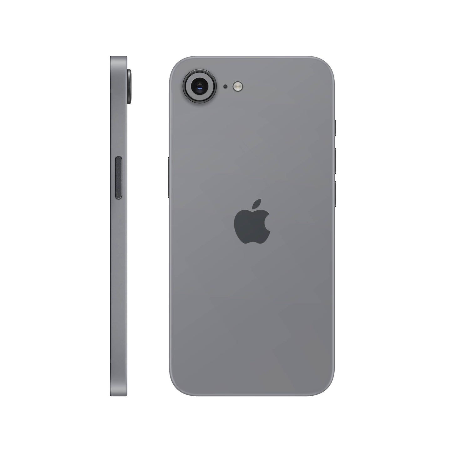 Folie de protectie iPhone 16e, eSkins Unique, Skin Mat Gri