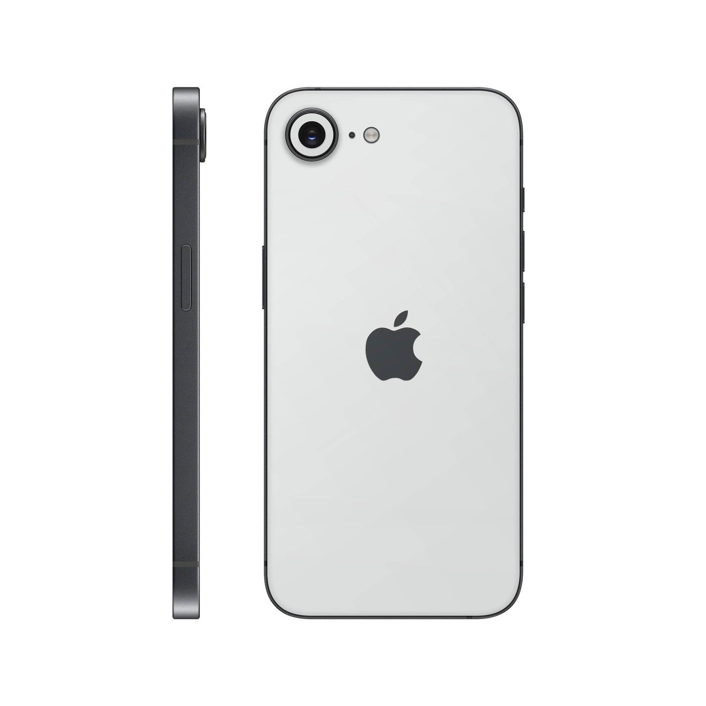 Folie de protectie iPhone 16e, eSkins Unique, Skin Mat Alb