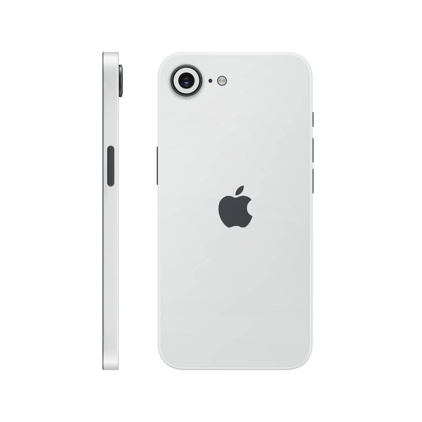 Folie de protectie iPhone 16e, eSkins Unique, Skin Mat Alb