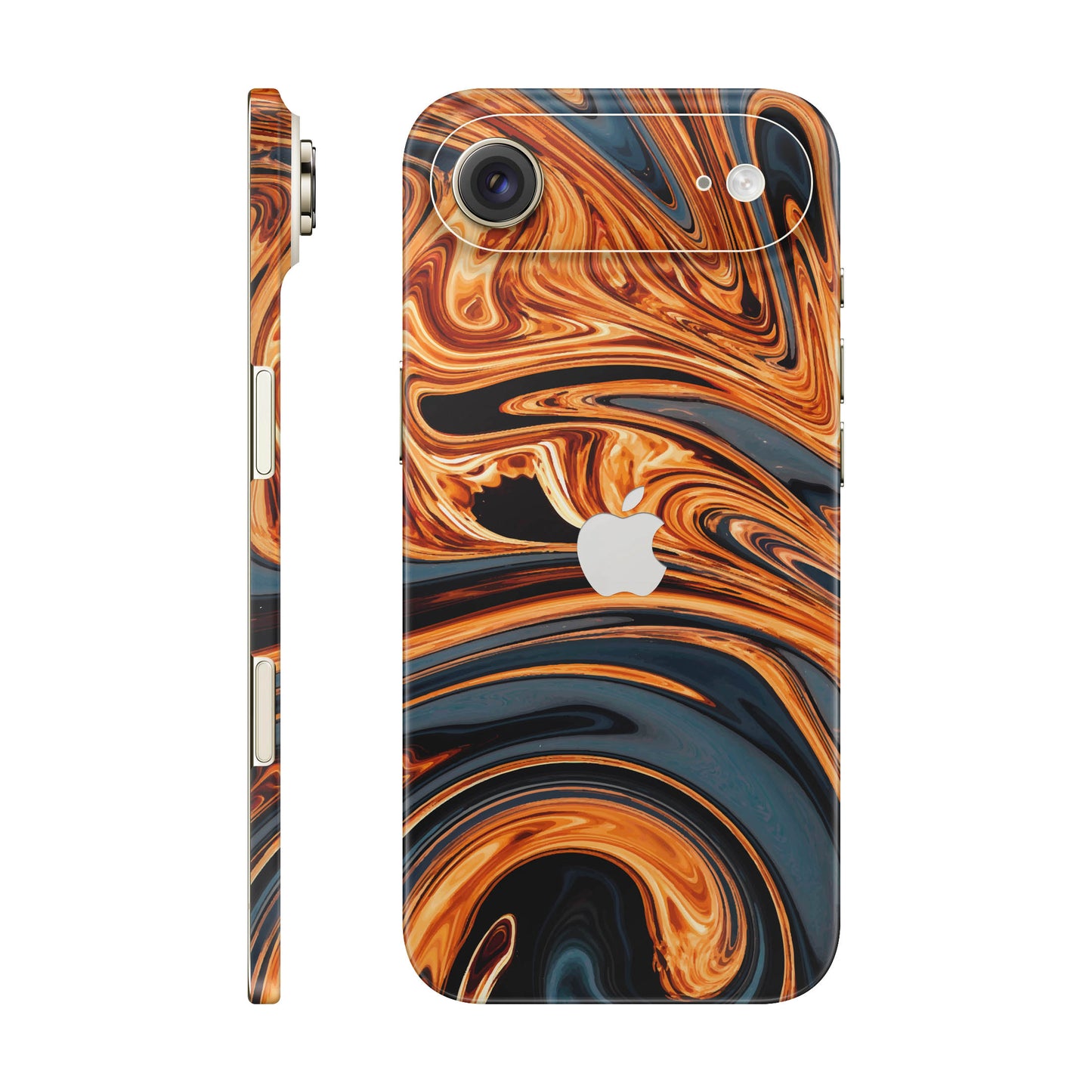 Folie de protectie iPhone 17 Air, eSkins Signature, Skin Amber Blaze