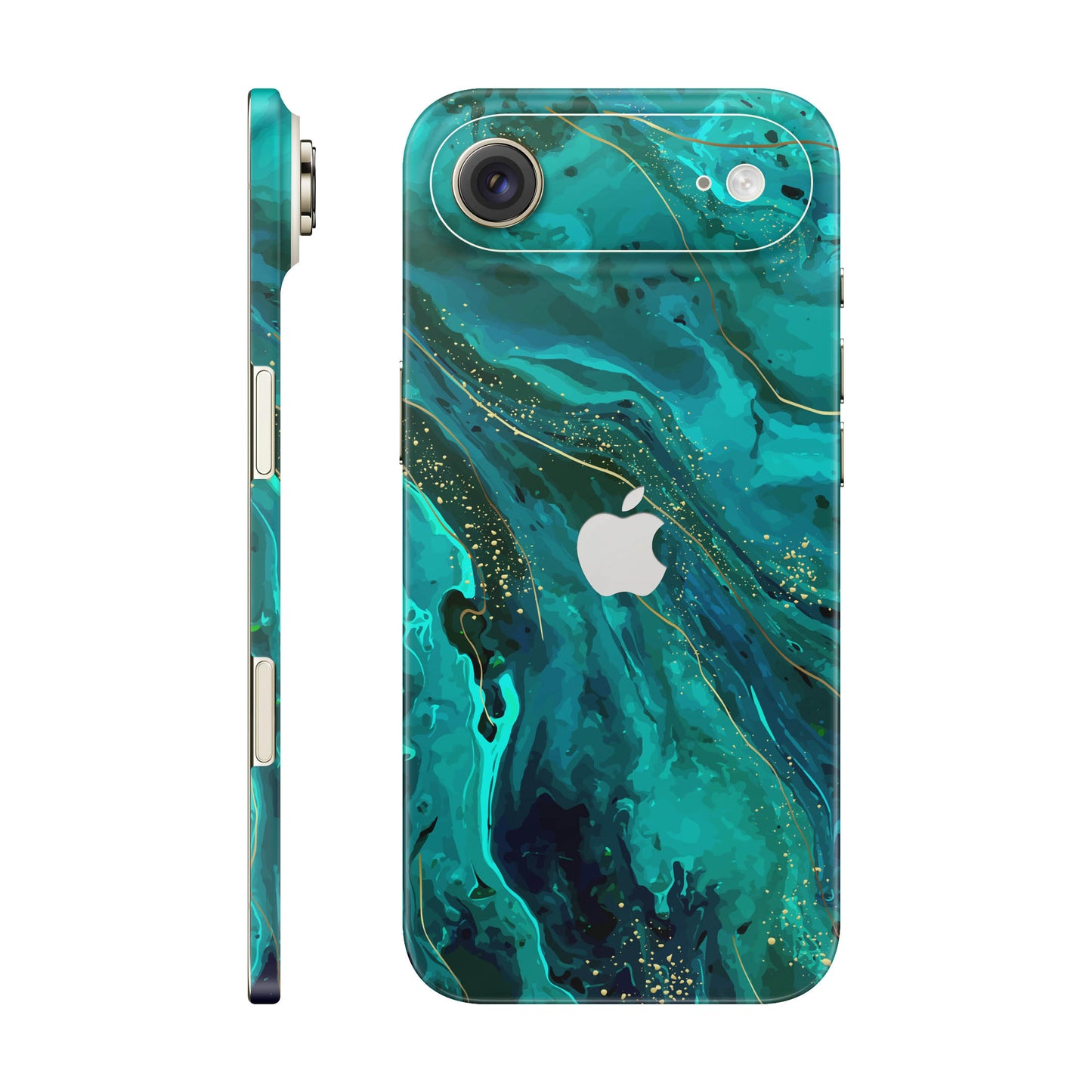 Folie de protectie iPhone 17 Air, eSkins Signature, Skin Celestial Lagoon