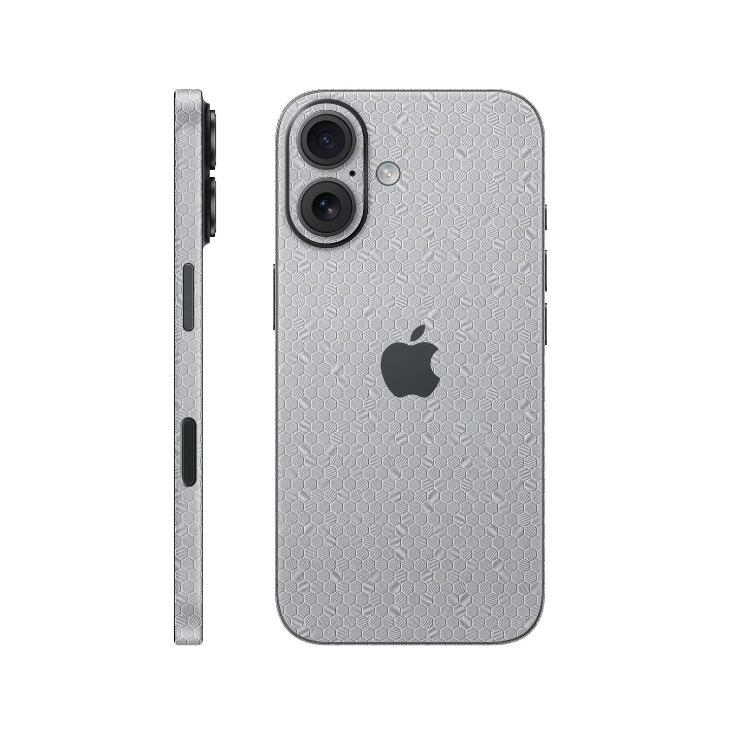 Folie de protectie iPhone 17, eSkins Elegans, Skin Honeycomb Gri