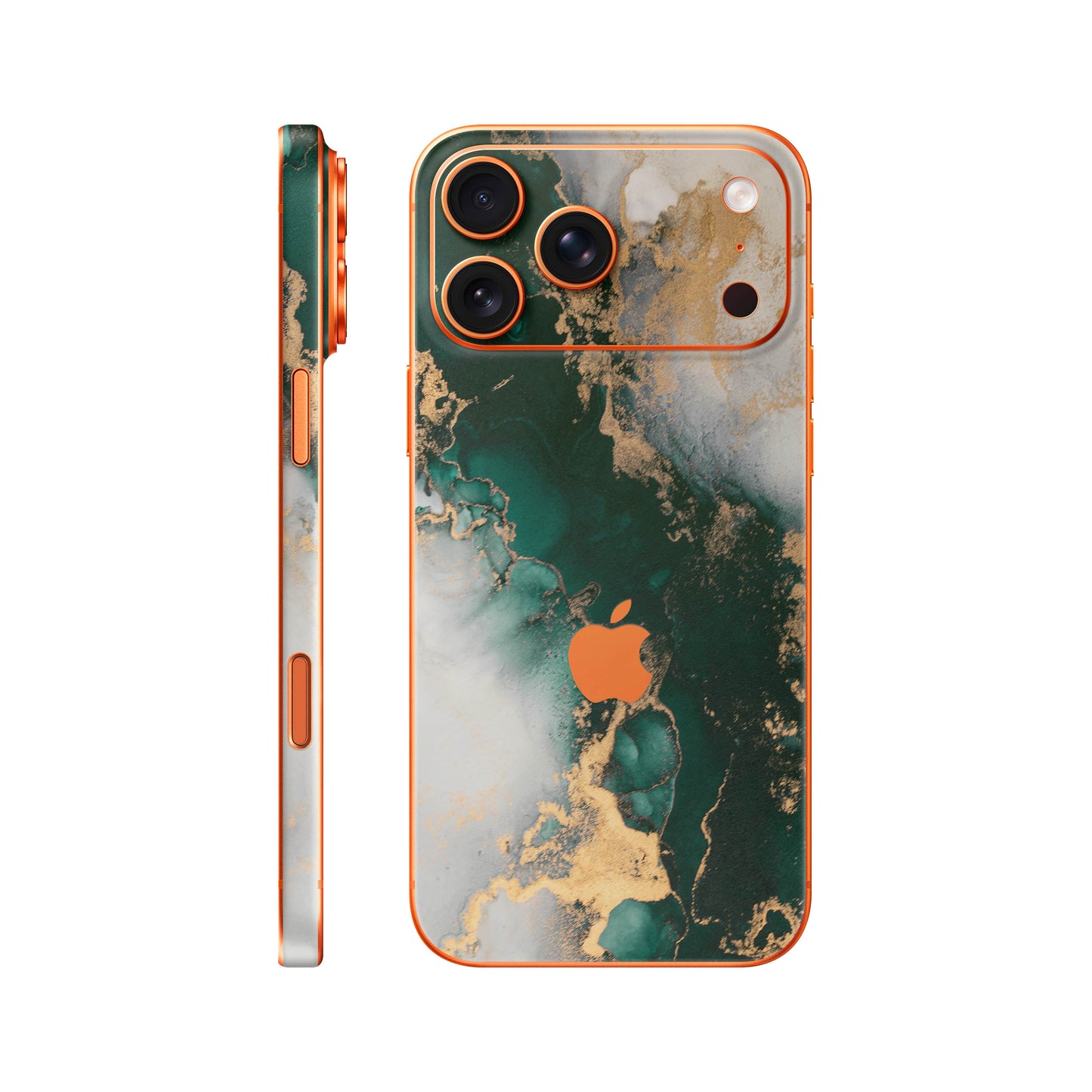 Folie de protectie iPhone 17 Pro, eSkins Signature, Forest Mist