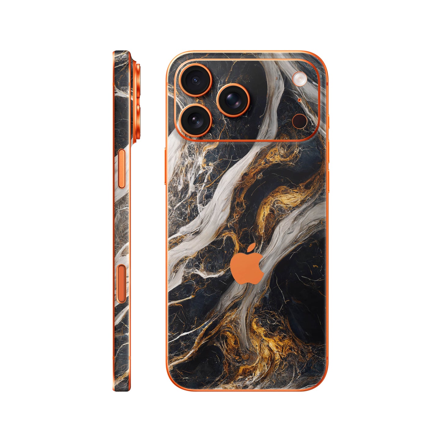 Folie de protectie iPhone 17 Pro, eSkins Signature, Skin Luxe Nebula