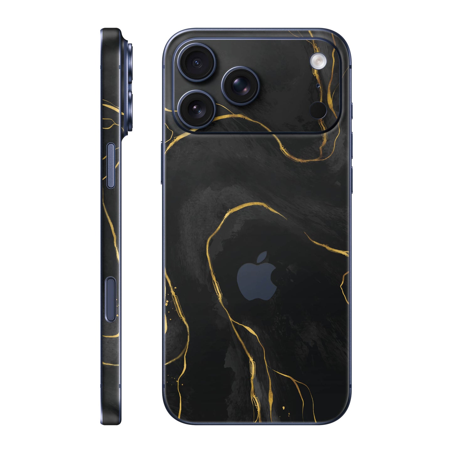 Folie de protectie iPhone 17 Pro Max, eSkins Signature, Skin Golden Onyx
