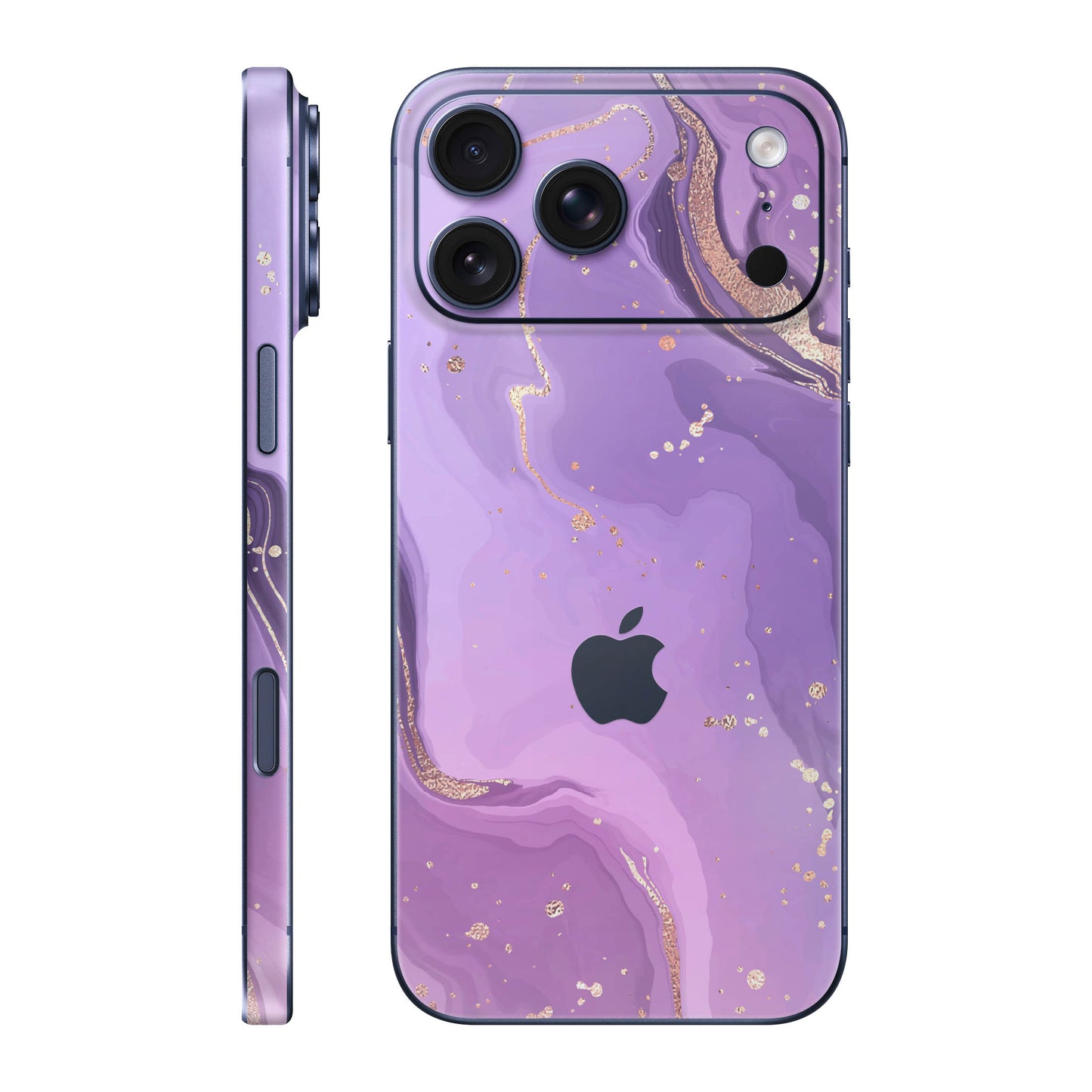 Folie de protectie iPhone 17 Pro Max, eSkins Signature, Skin Lavender Swirl