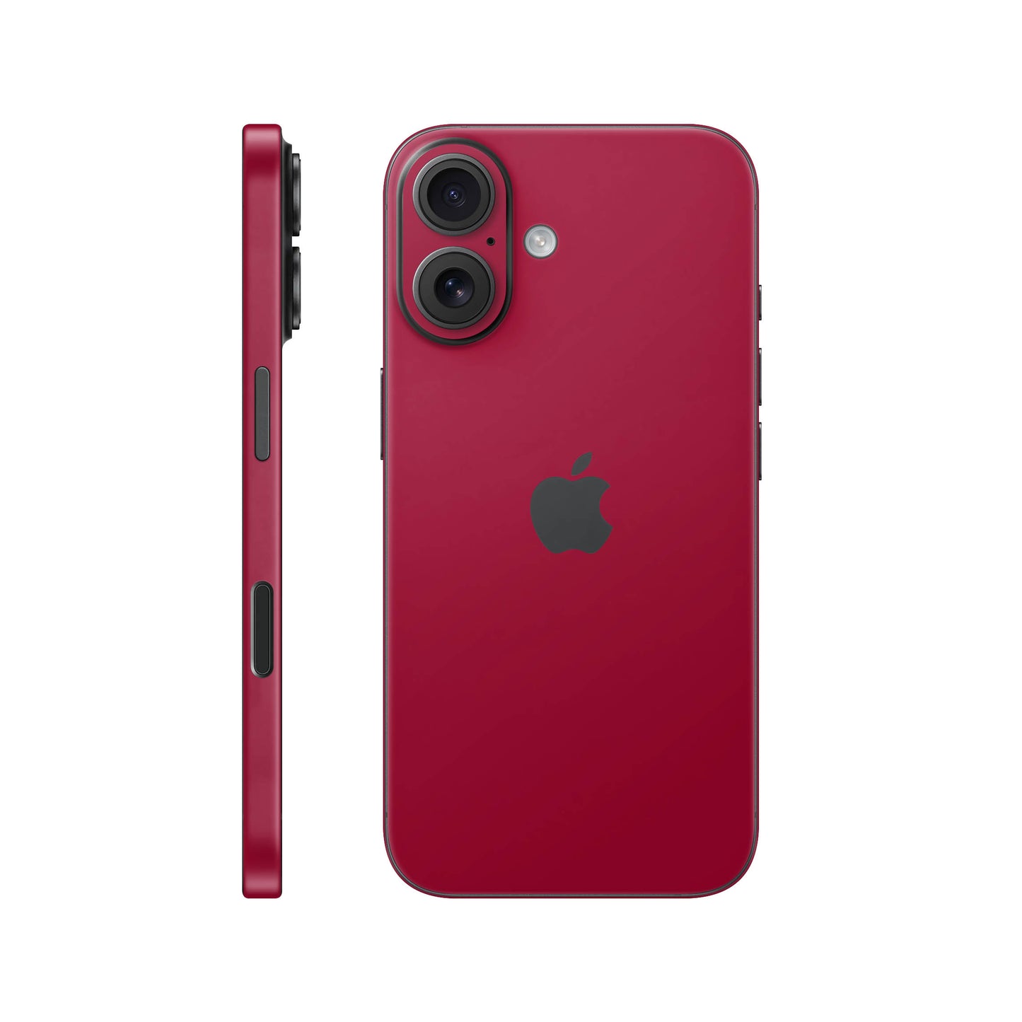 Folie de protectie iPhone 17, eSkins Unique, Skin Mat Rosu