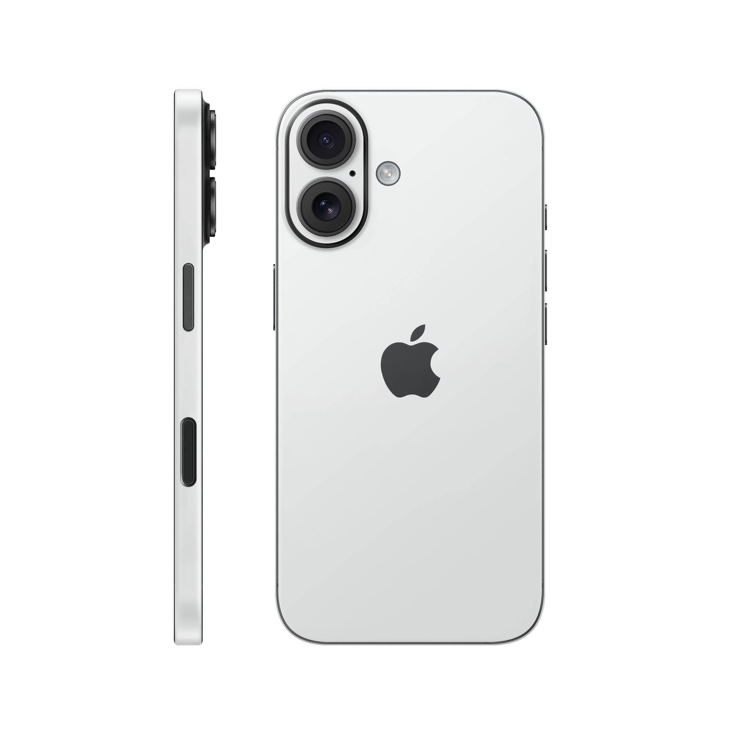 Folie de protectie iPhone 17, eSkins Unique, Skin Mat Alb