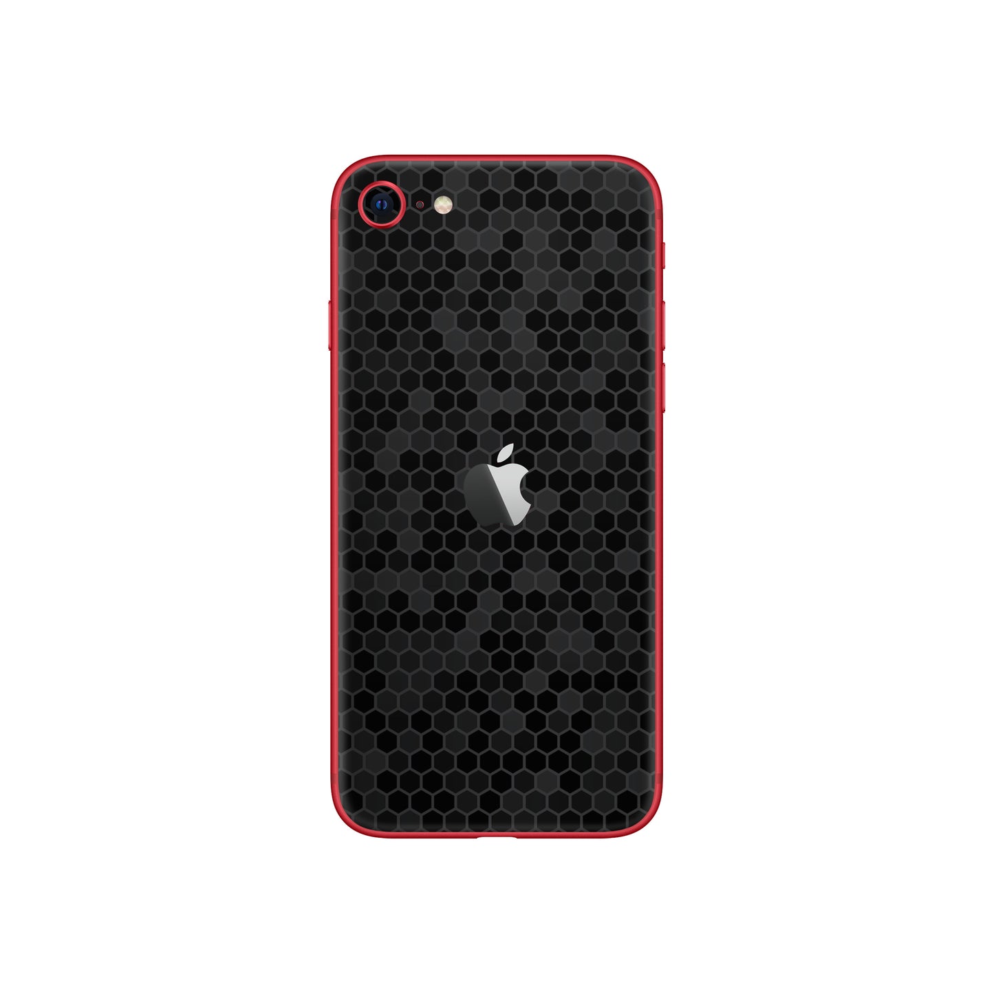 Skin iPhone 8, Honeycomb 3D Black