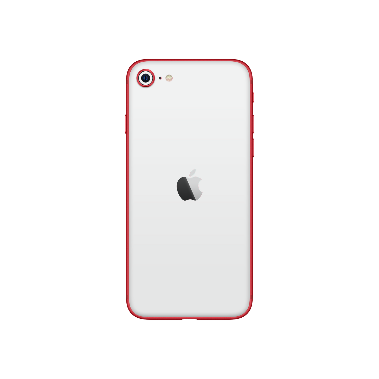 Folie de protectie iPhone 8, eSkins Unique, Skin Mat Alb
