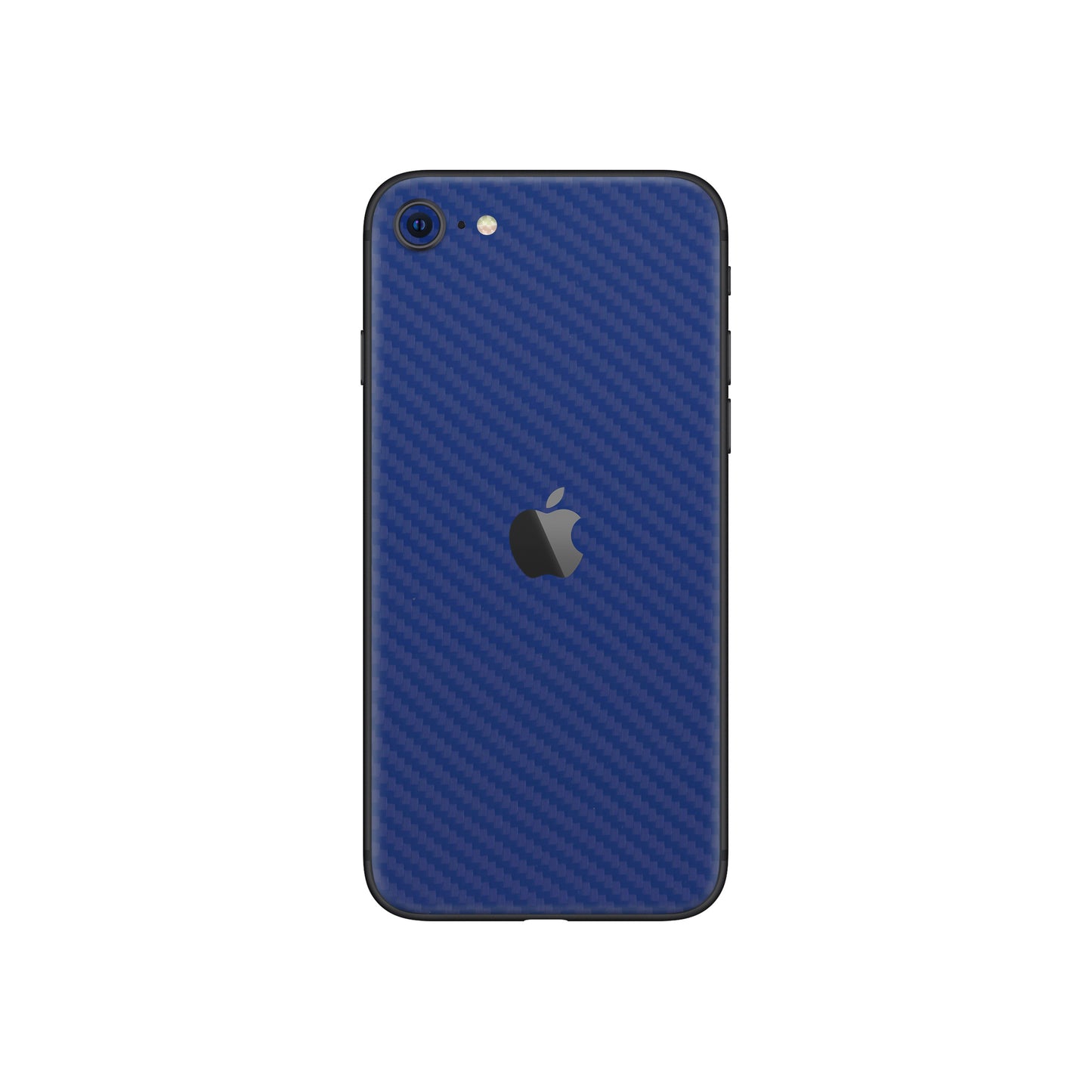 Skin iPhone SE 2020, Carbon 3D Blue