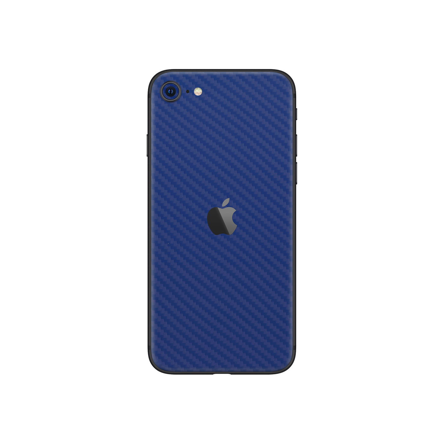Skin iPhone SE 2020, Carbon 3D Blue