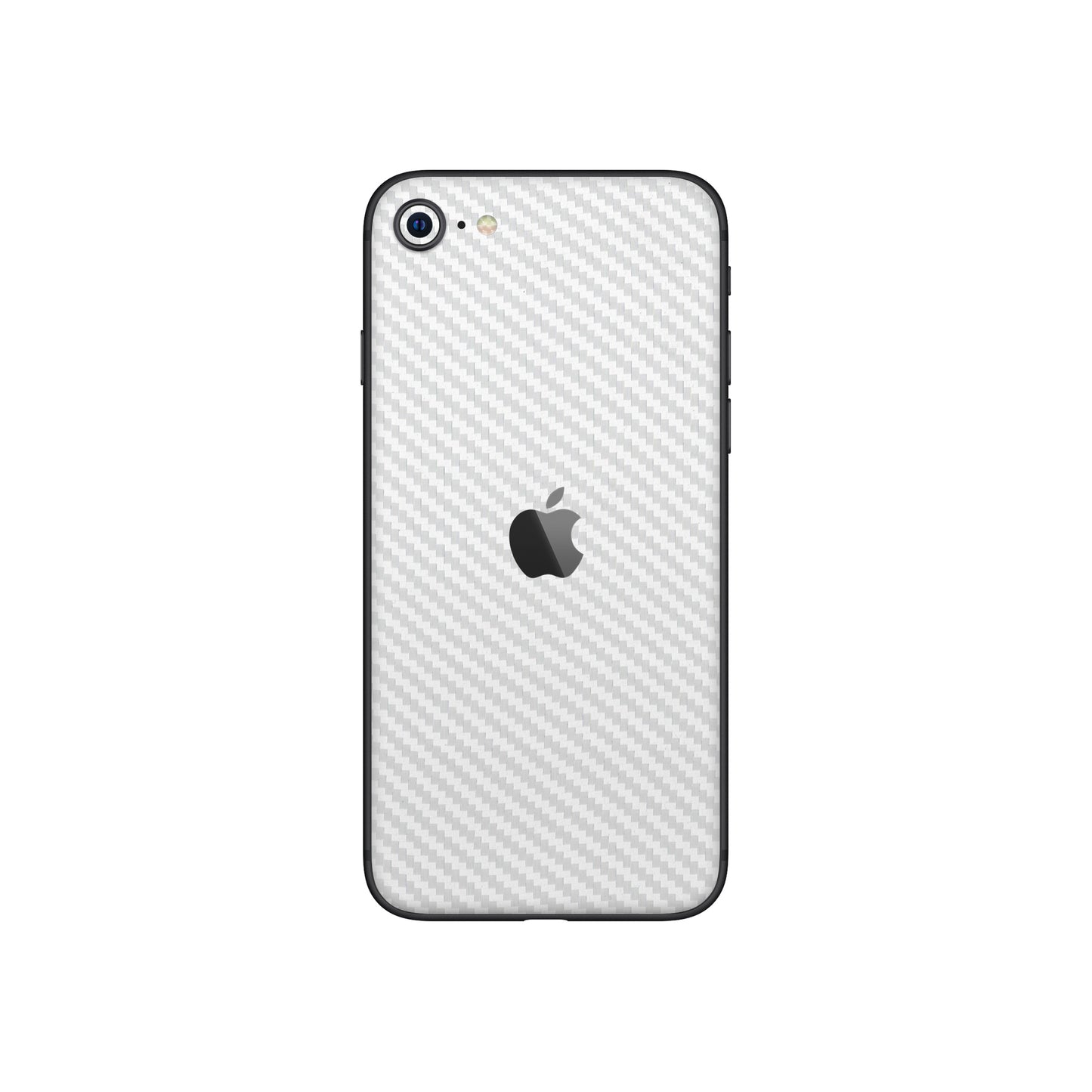 Skin iPhone SE 2020, Carbon 3D White