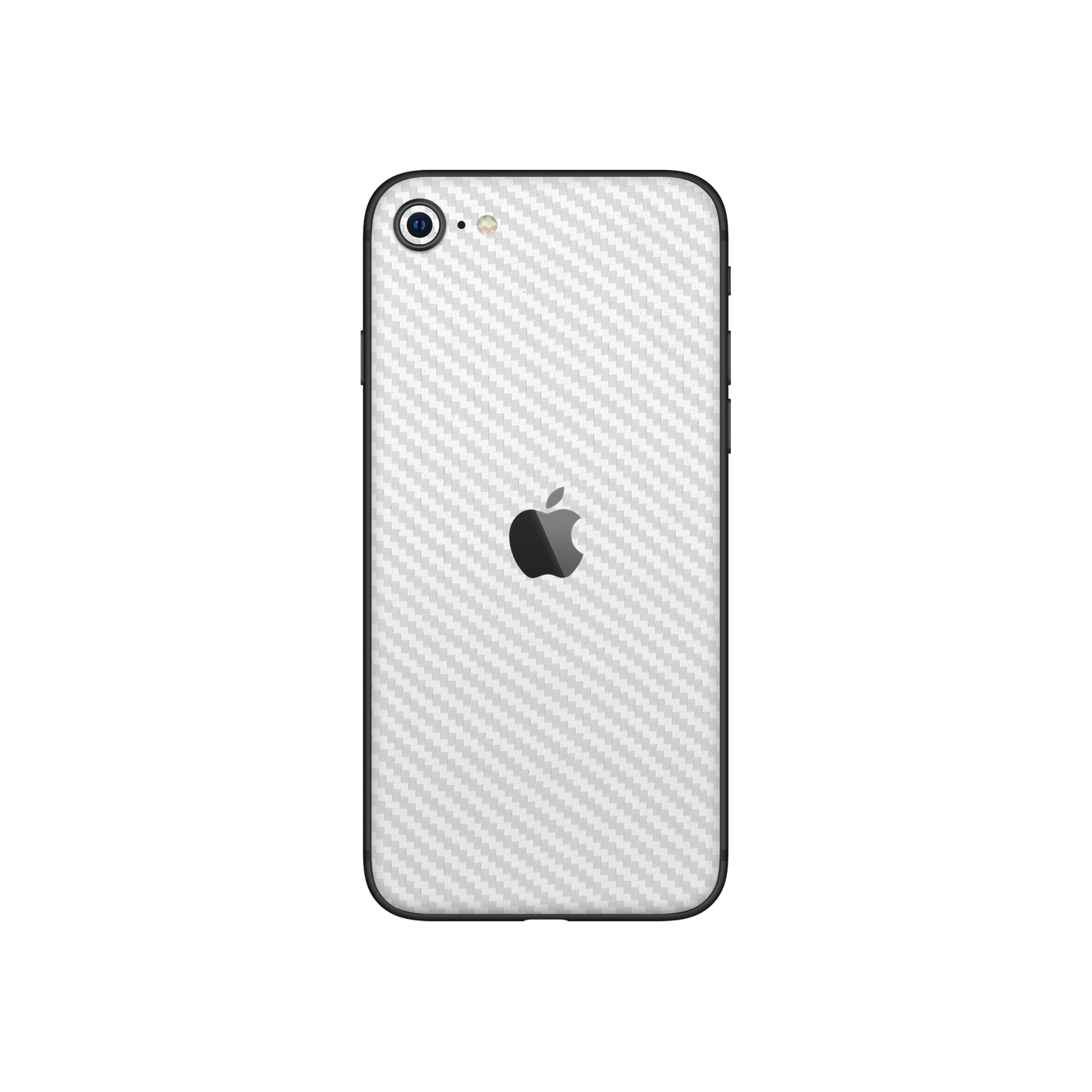 Skin iPhone SE 2020, Carbon 3D White