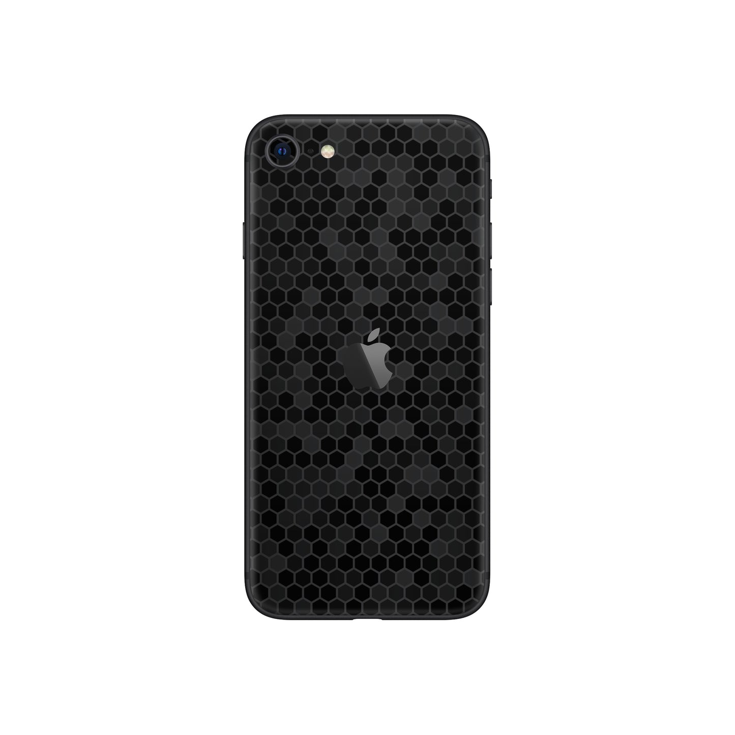 Skin iPhone SE 2020, Honeycomb 3D Black