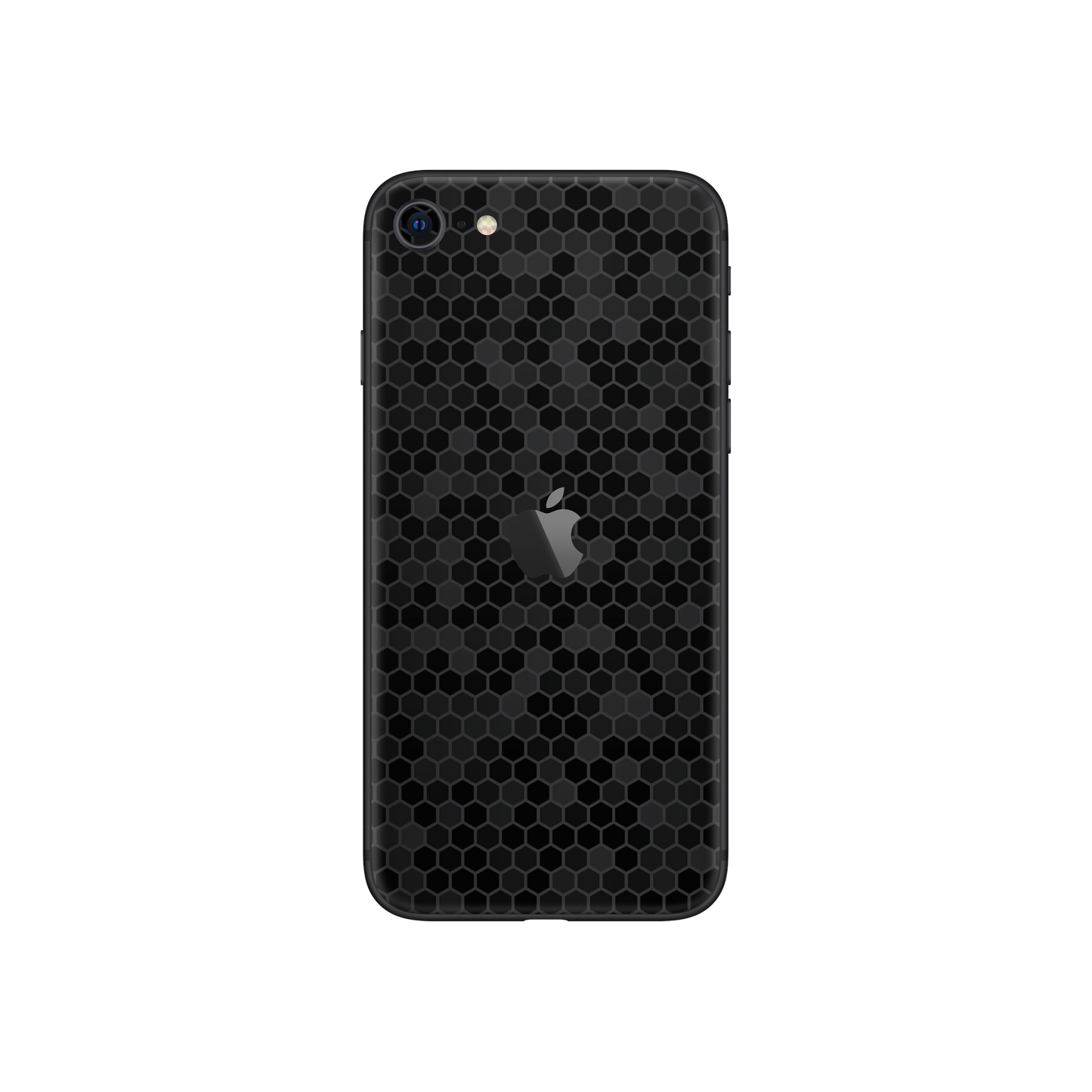 Skin iPhone SE 2020, Honeycomb 3D Black