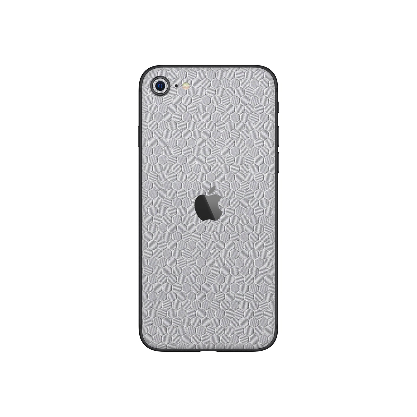 Skin iPhone SE 2020, Honeycomb 3D Gray