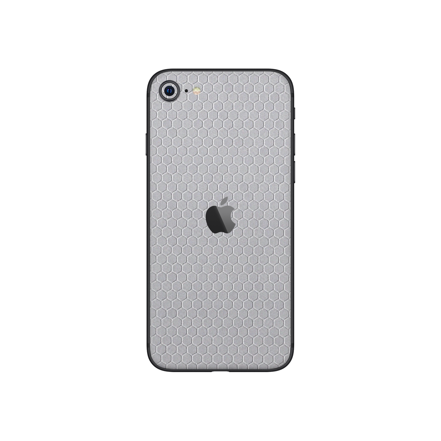 Skin iPhone SE 2020, Honeycomb 3D Gray