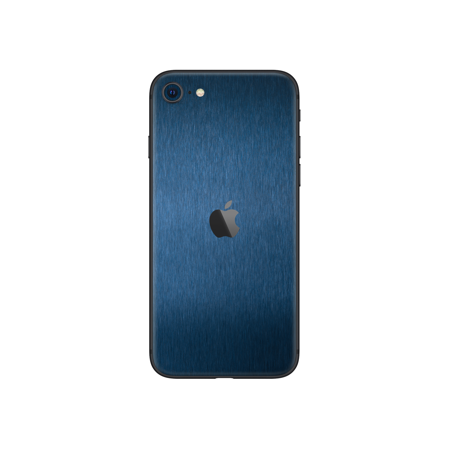 Skin iPhone SE 2020, Metallic 3D Blue