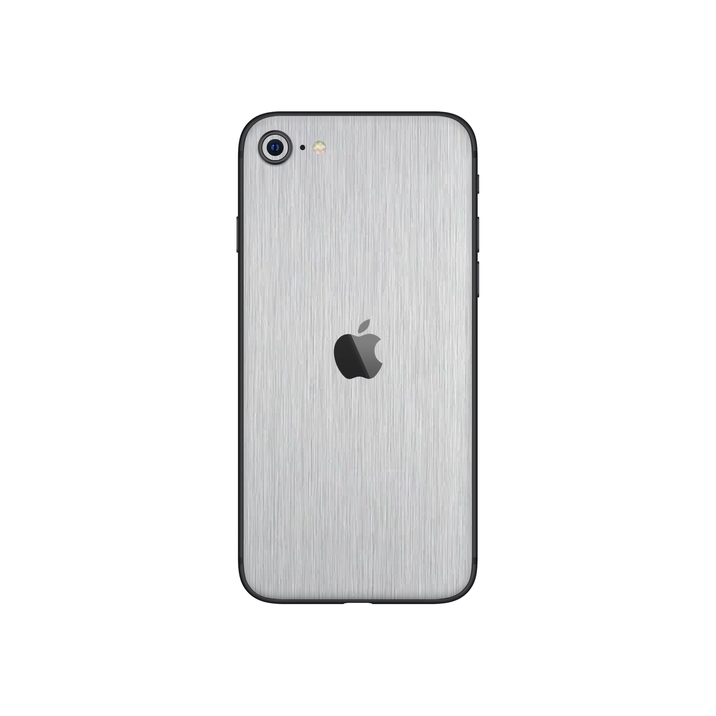 Folie de protectie iPhone SE 2020, eSkins Elegans, Skin Metalic Gri