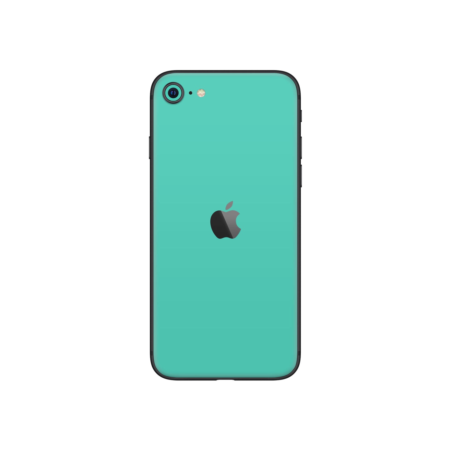 Folie de protectie iPhone SE 2020, eSkins Unique, Skin Mat Verde Menta