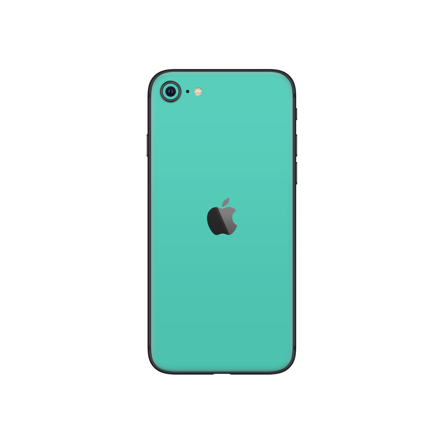 Folie de protectie iPhone SE 2020, eSkins Unique, Skin Mat Verde Menta