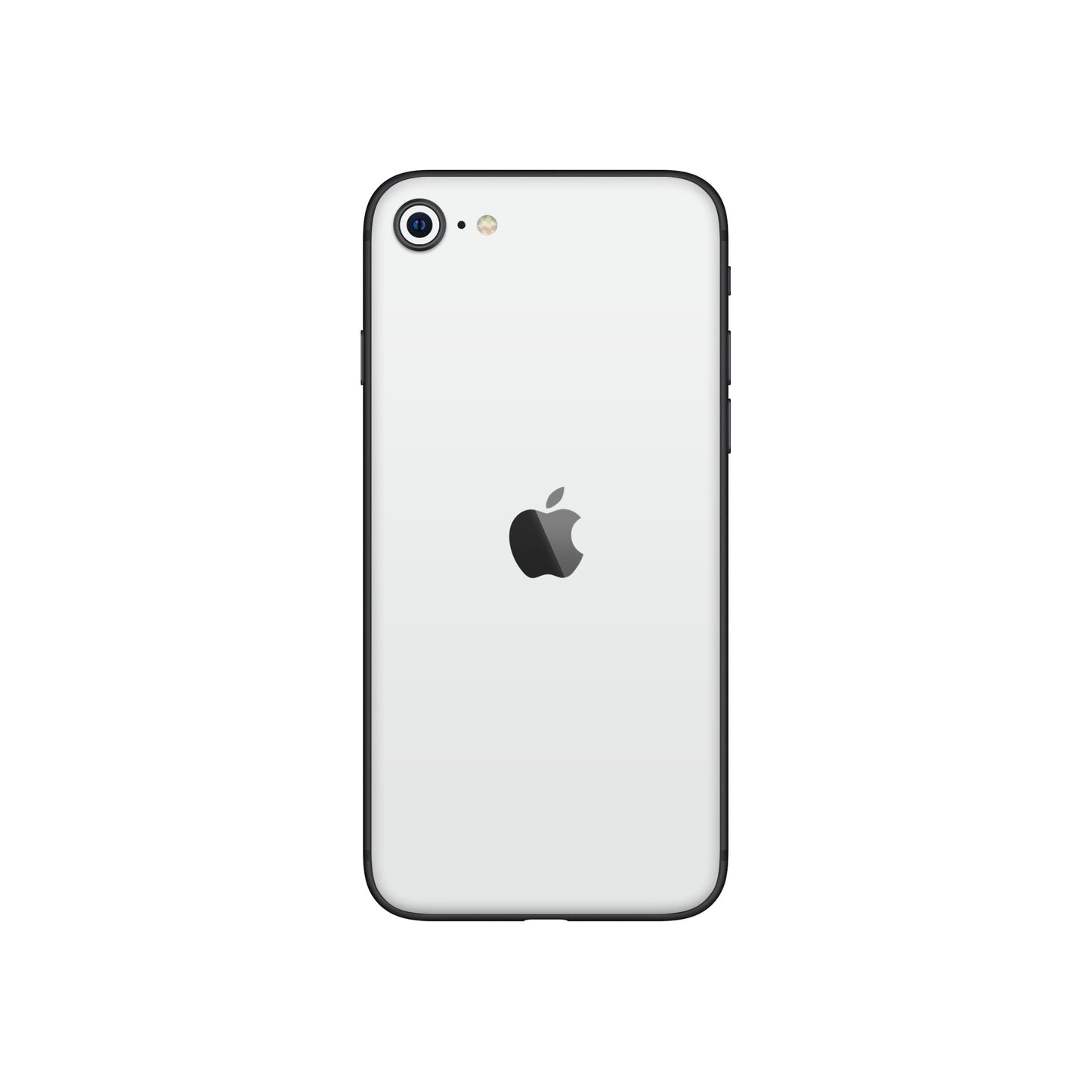 Folie de protectie iPhone SE 2020, eSkins Unique, Skin Mat Alb