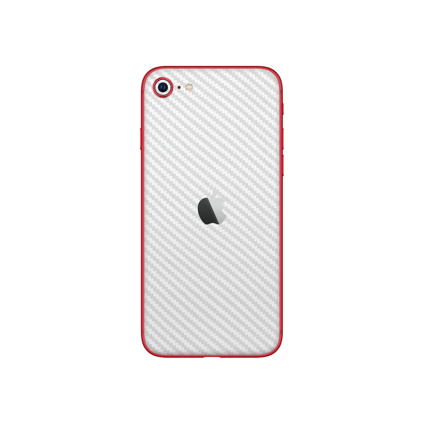 Skin iPhone SE 2022, Carbon 3D White