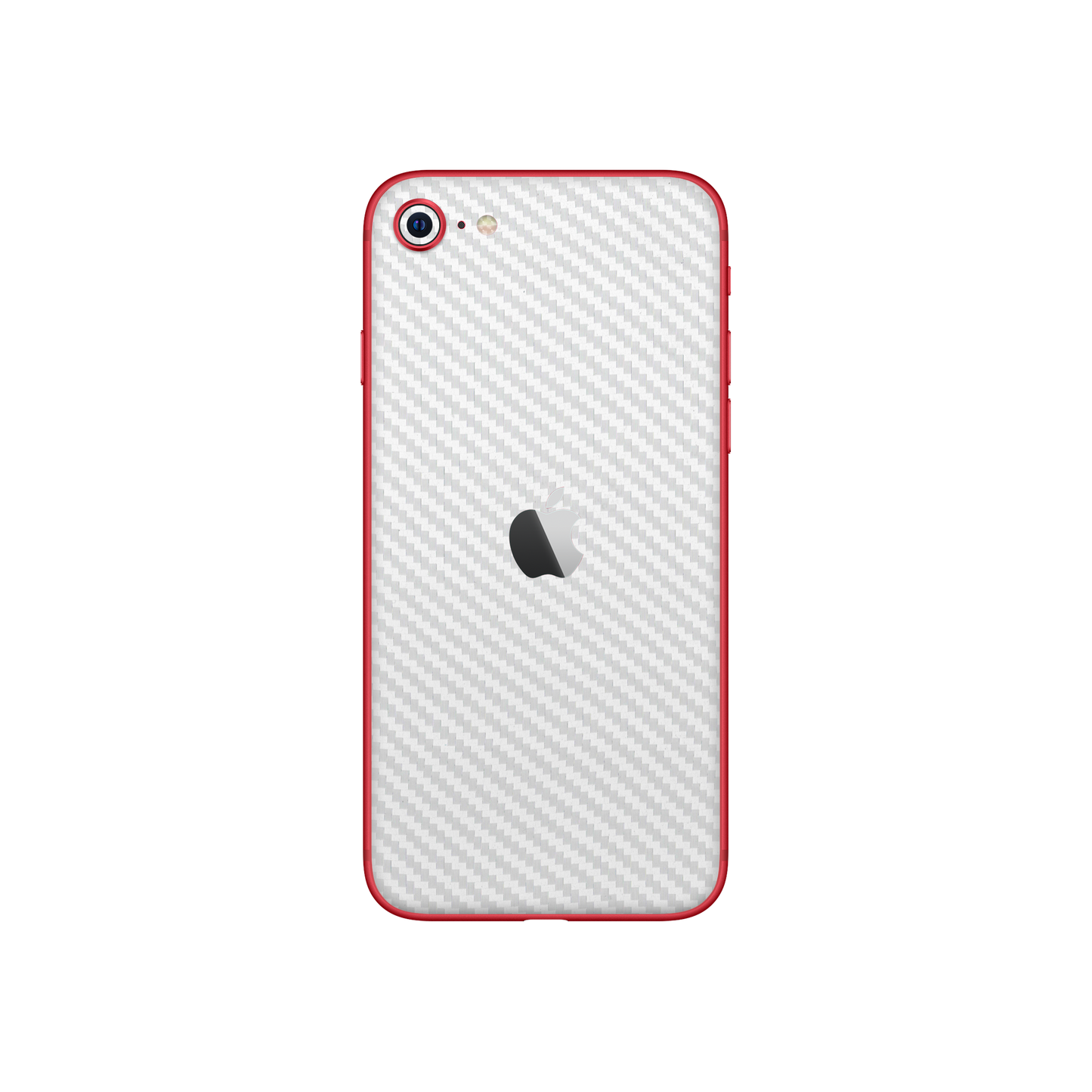 Skin iPhone SE 2022, Carbon 3D White