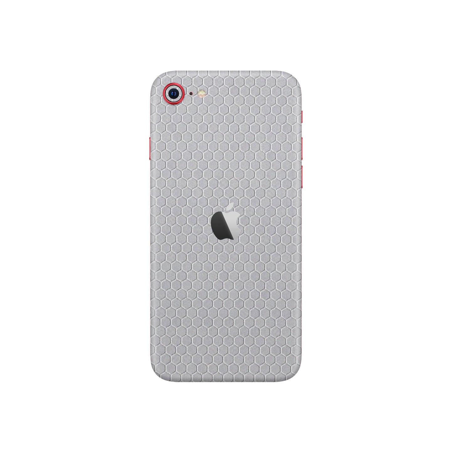 Skin iPhone SE 2022, Honeycomb 3D Grey