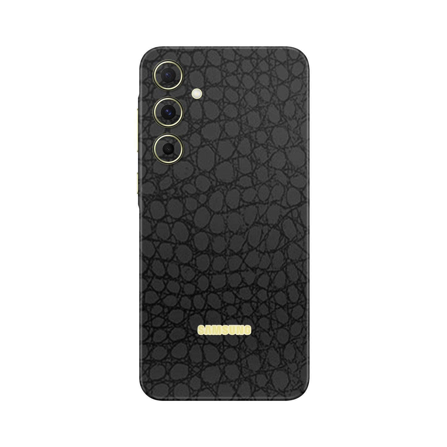 Folie de protectie Samsung Galaxy A15, eSkins Elegans, Skin Croco Negru