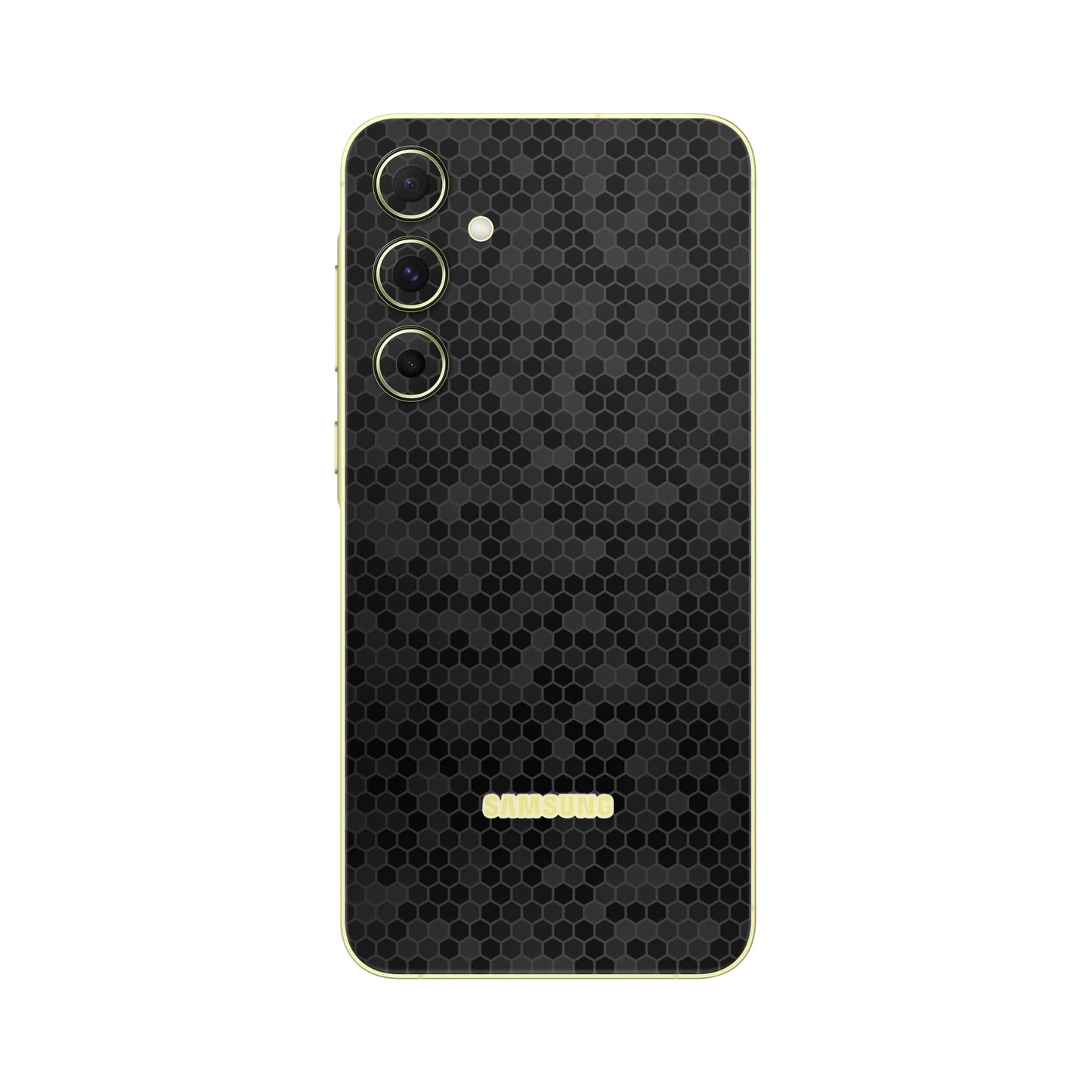 Folie de protectie Samsung Galaxy A15, eSkins Elegans, Skin Honeycomb Negru